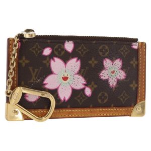 Monogram Cherry Blossom Pochette Cles Purse